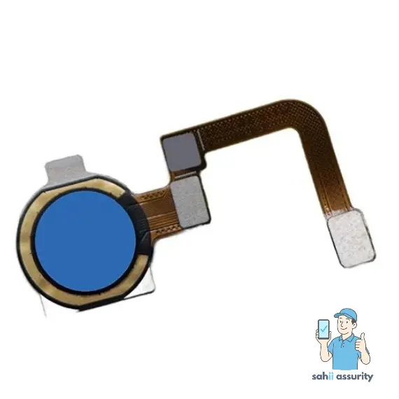 Fingerprint Sensor with Flex Cable for Realme Narzo 30A Blue
